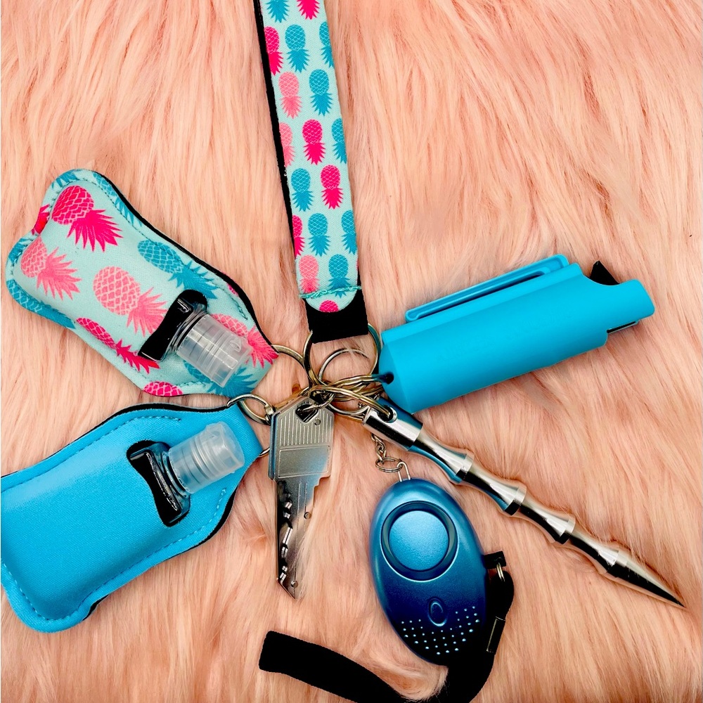 Safety keychain set